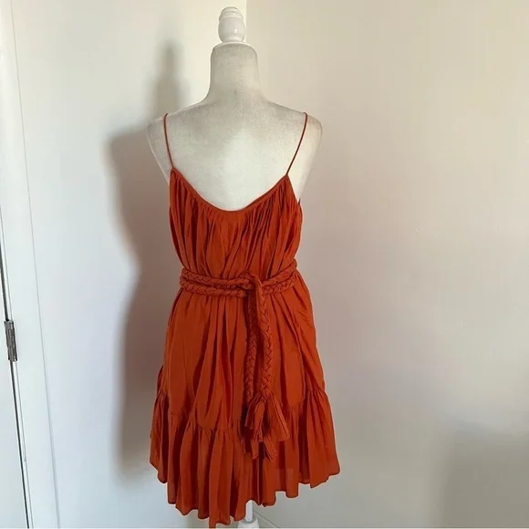 Rhode Resort Nala Orange Mini Dress - Picture 4 of 6
